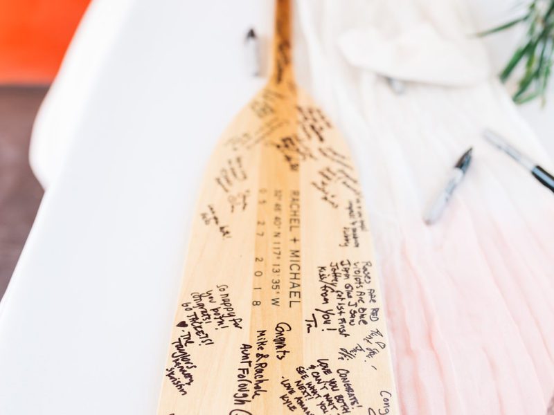 Welcome and Other Accessory Tables | Harbor View Loft | Unique San Diego Event Venues